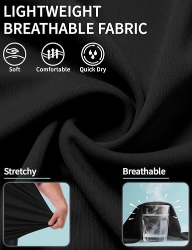 Idtswch Men's Big and Tall Polo Shirts UPF 50+ Casual Work Quick Dry Short Sleeve Collared Golf Shirt（XL-8XL）4