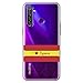 Movilshop Custodia per [ Realme 5 Pro ] Disegno autentico [I Love Spagna] in silicone flessibile trasparente custodia cover gel per smartphone.