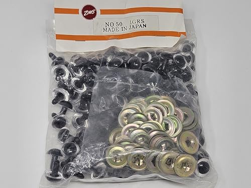 Generic 15mm Clear Standard Plastic Safety Eyes for Craft Amigurumi Dolls or Puppets (Bulk Pack of 144)