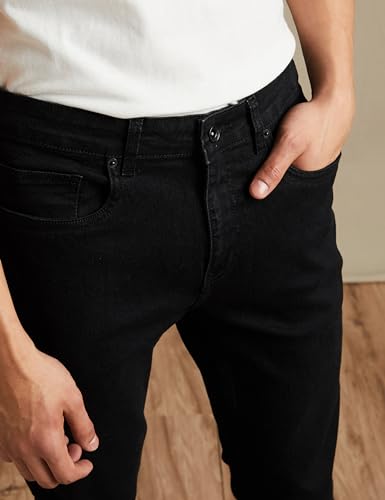 Image of Amazon Brand - Symbol Men's Slim Fit Mid Rise Jeans
