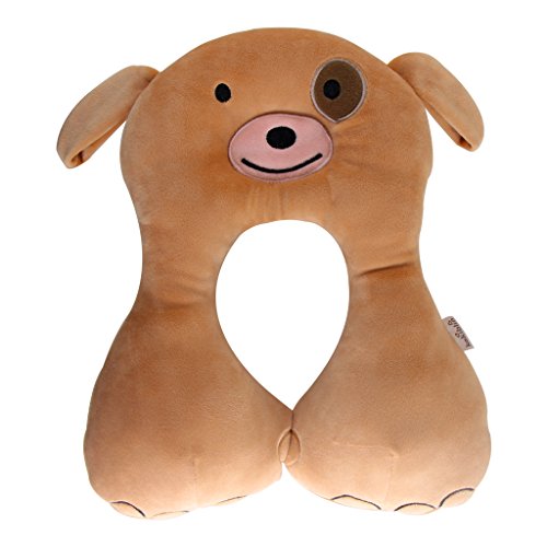 Image of KAKIBLIN Baby Neck Pillow, Upgraded Baby Support Pillow,Head Pillows for Carseat, Newborn Neck Support for Car Seat, Stroller, Pushchair,Travel(Brown)
