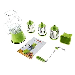 Roestvrijstalen versnipperaar, duurzame veilige multifunctionele groentensnijder Roestvrijstalen kaasrasp voor…