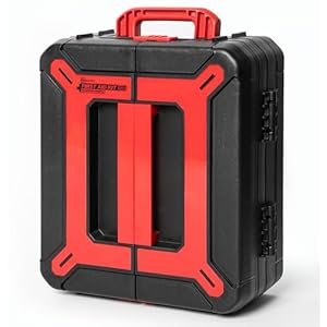 Hard Case First Aid Kit 408 Pcs – Wall Mountable Trauma Kit for Car, Home, Office & Truck – Comprehensive Large First Aid Supplies with Color-Coded Labelled Compartments