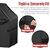 Grill Cover, 32 inch Heavy Duty BBQ Gas Grill Cover for Outdoor Grill, Waterproof, Weather Resistant, Anti-UV, Rip-Proof, Fade Resistant Barbecue Cover with Hook-and-Loop Straps for Most Grills #3