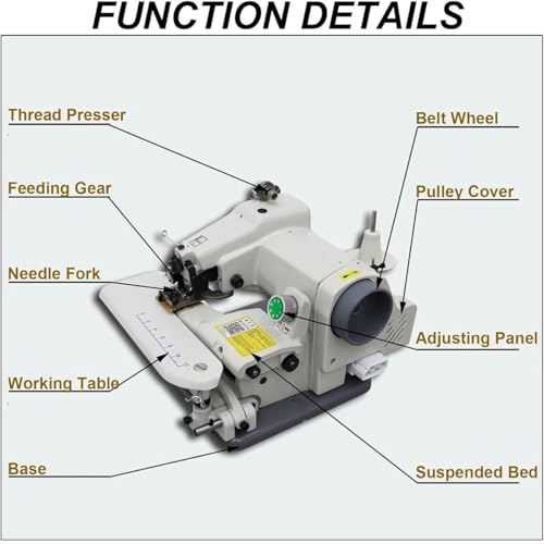 Machine à ourler à point invisible pour supprimer les fils apparents