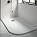 Piatto doccia rettangolare bianco arrotondato 100x80 RADIUS 38-100x80, destro immagine