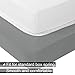 Coprimolla Box Spring King Size - Gonna Elastica 4 Lati, Jersey Knit | Grigio Chiaro | Per Letto Matrimoniale - Foto 2