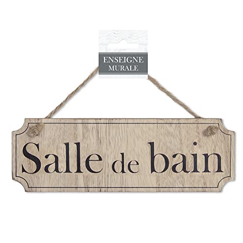 Plaque porte bois 