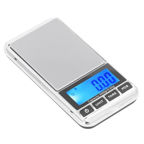 Báscula digital mini portátil para joyería 500g/0.01g miniatura 4