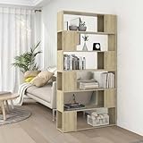 Solution de rangement polyvalente : avec ses dimensions de 100 x 24 x 188 cm, cette bibliothèque offre beaucoup d'espace de rangement pour les magazines, les livres, les DVD et les articles de décoration. Le lot contient 2 étagères séparées qui peuvent être utilisées de manière flexible comme organisateur de cube ou cubes de rangement.