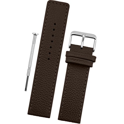 Image of DBLACK ''ZOLO'' Premium Leather Watch Strap, Pebble Pattern Design Watch Belt / / For 20mm, 22mm, or 24mm Boxy Finish Watch Band (Choose Your Size & Color)