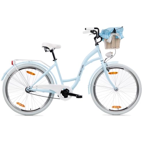 Goetze Style 26 Zoll Damen Citybike, 17 Zoll Tiefeinsteiger Rahmen, 1-Gang...