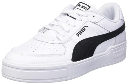 PUMA Ca Pro Baskets en Cuir pour Homme Noir, Blanc, 43 EU