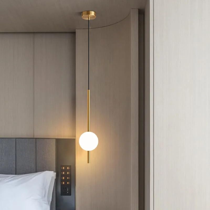 Lampe suspendue de chevet idéale au-dessus du lit ou pour illuminer un comptoir TV moderne