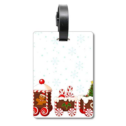 Étiquette valise train de Noël accessoire bagage voyage enfant et adulte