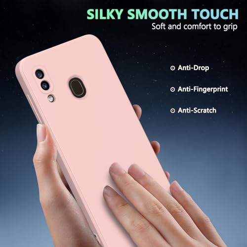 Image of for Samsung Galaxy A20 Case Pink, A30 Case Scratch Resistant with Soft Touch, Slim Thin Phone Cover for Samsung Galaxy A20 A30