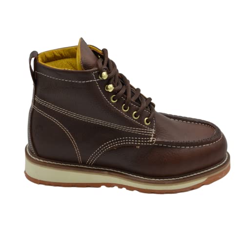 Grand H 827 by Hammer Work Boots for Men - Moc Toe Boots for Men - Men's Industrial & Construction Boots - Lightweight Work Boots - 6" Mens Work Boots - Botas de Trabajo2
