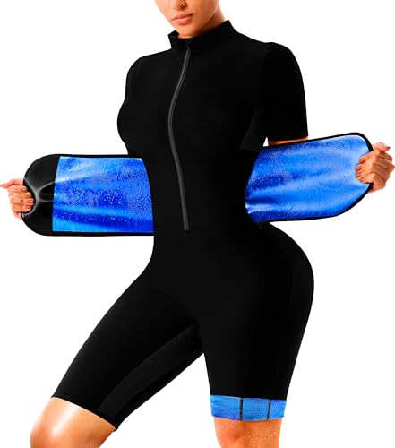 LMCOB Sauna Suit For Women Waist Trainers For Women Belly Fat Ful...
