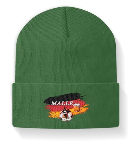 Casquette de baseball Bier & Football Deutschland en coton vert et kaki taille M
