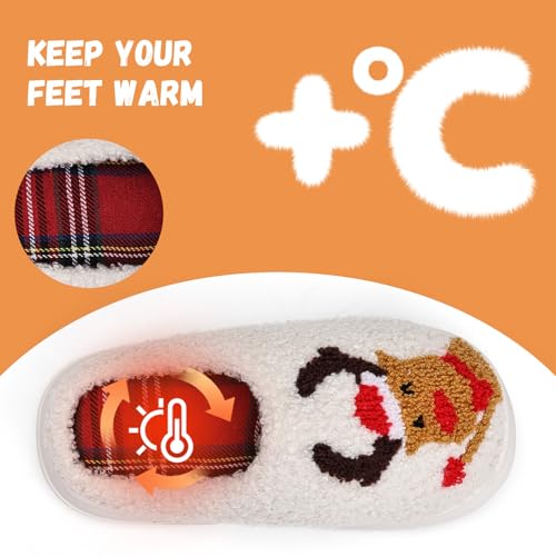 Image of IceUnicorn Kids Slippers Boys Girls Warm Winter House Slippers Big Little Kids Non-Slip Soft Plush Memory Foam Home Shoes for Indoor Outdoor