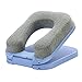 TTWLJJ Almohada Plegable para Siesta En Forma, Soporte para El Cuello, Almohada para La Siesta, Cómodo Cojín De Soporte para Cabeza, Almohada De Viaje para Dormir para Oficina Y El Hogar Calm,Azul
