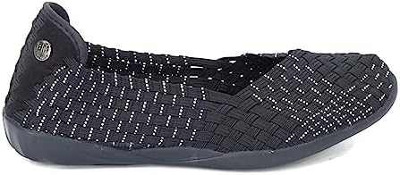 Bernie Mev Women's, Catwalk Slip-On Black Silver 39 M | Image 1