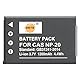 (2-Pack) NP-20 DSTE Ersatz Batterie Akku Kompatibel für Casio Exilim EX-S100WE EX-S1PM EX-S2 EX-S20 EX-S20U EX-S3 EX-S500 Exilim Zoom EX-Z70 EX-Z77 EX-Z70BK Camera as Casio NP-20DBA