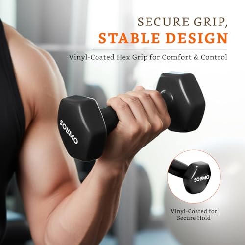Image of Amazon Brand - Solimo Vinyl Dumbbell