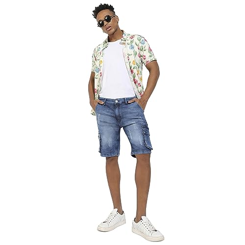 Image of Campus Sutra Men's Regular Shorts