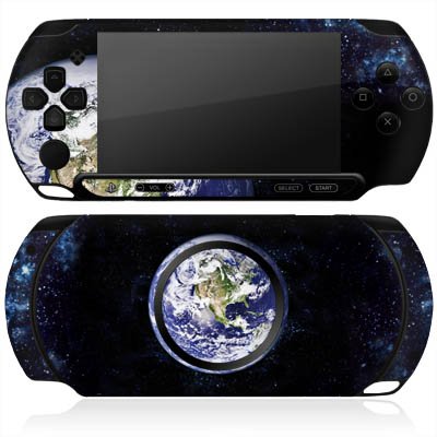 DeinDesign Skin Compatibile con Sony PSP Street E1004 Pellicola Adesivi Galassia Terra Pianeta