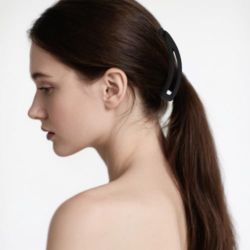 EXIPSAT 6 Stück Bananen-Haarspangen Set, Mehrfarbige Bananenclips für Frauen, Rutschfeste Banana Clips Dickes Haar, Praktische Bananen Clips Haare zum Fixieren der Haare