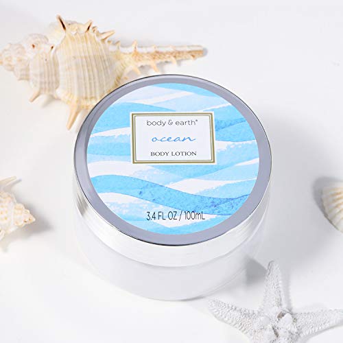 Bath and Body Gift Set for Women, Body & Earth Ocean Gift Basket, 7 Pcs Bath Sets for Women Gift with Bubble Bath, Body Lotion, Scented Candle, Spa Kit for Women, Christmas Gifts for Mom - Image 4