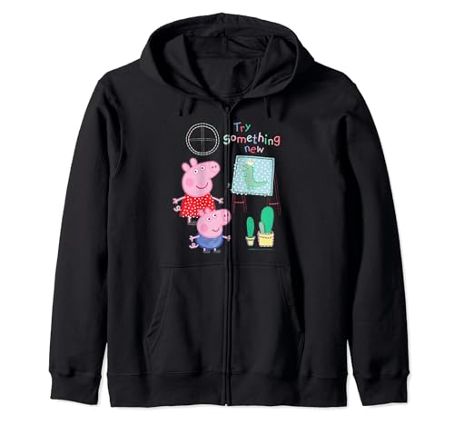 Peppa Pig veste à capuche sweat zippé enfant vêtement automne coton