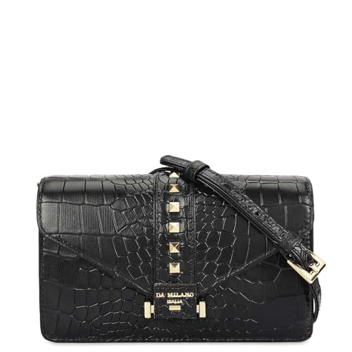 Image of Da Milano Leather Shoulder Bag for Women (00373OL)
