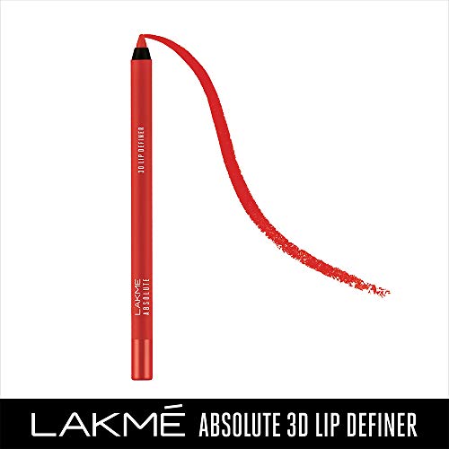 Image of LAKME Absolute 3D Lip Definer, Creme Finish - Crimson, 1.2g
