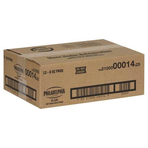 Philadelphia 8 ounce Original Cream Cheese 8 ounce - 12 per case