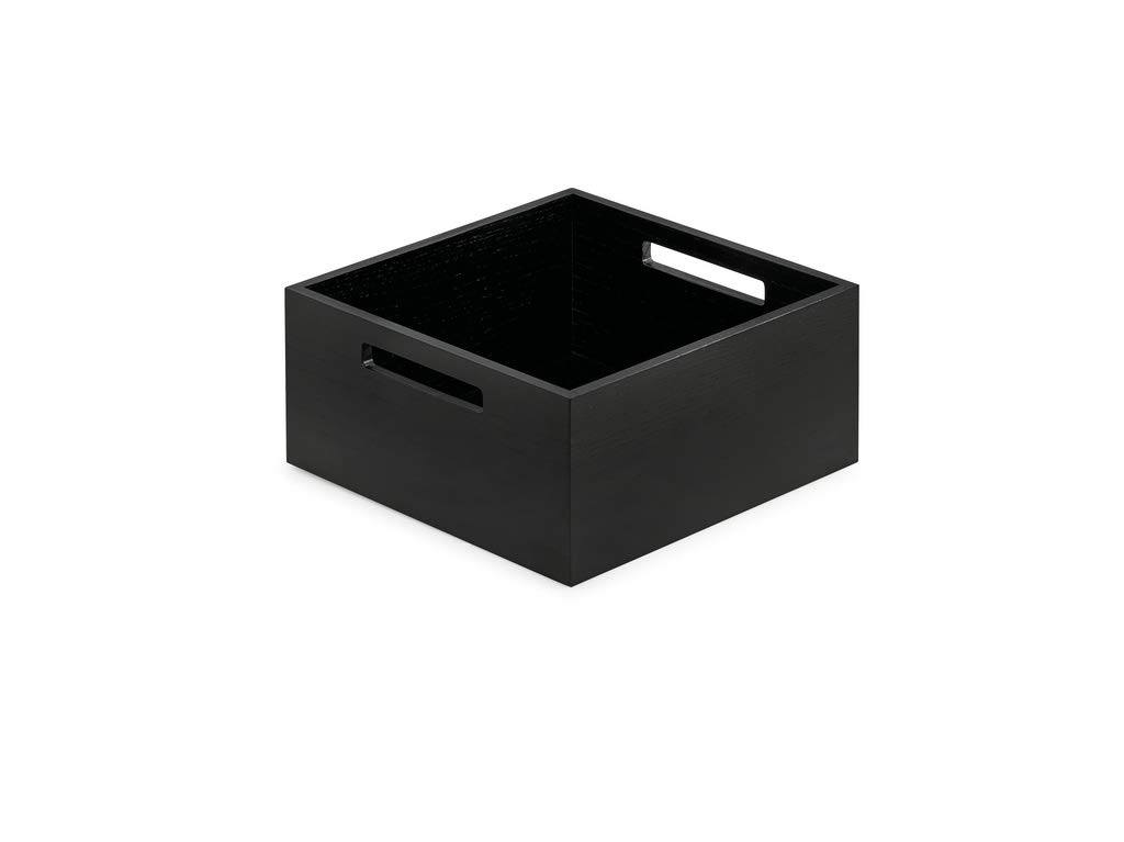 Modify Box 2 do szuflad szer. 236 x gł. 236 x wys. 110 mm, jesion czarny/drewniane pudełko