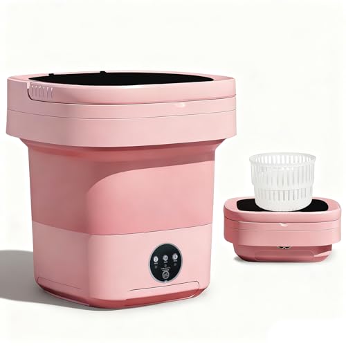 Opiniones de lavadora de ropa Fdit los 10 mejores. 43 Lavadora portátil de 15 litros, LGLRTD pequeña lavadora plegable con 3 modos de limpieza para ropa de bebé, ropa interior, artículos pequeños, mini lavandería plegable para...