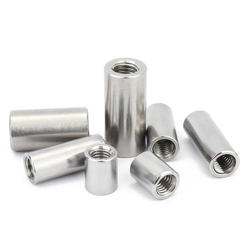 Stainless Steel Extended Round Coupling nut(M3 x 6 x 5 (10pcs))