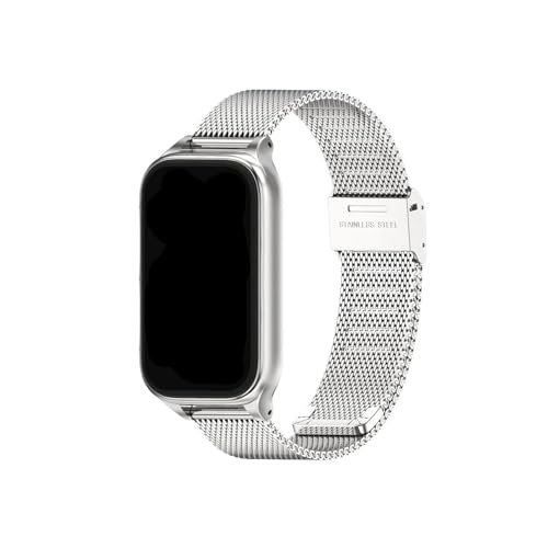 [LOKLNEYK] �����X�e�����X�|�������X�g�o���h�ɓK������Xiaomi Band 9 Active(Silver 1)
