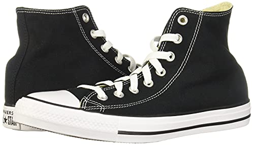 Image of Converse Chuck Taylor All Star Hi Unisex Sneaker, Black Canvas White, 11.5 Women /9.5 Men