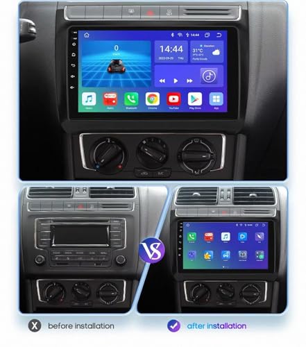 Radio de coche 2 DIN con GPS integrado para actualizar tu Volkswagen Polo 5 2