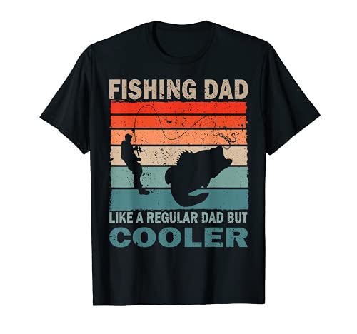 Hombre Retro vintage Fisherman Dad Fishing Lover & Fan Father's Day Camiseta