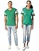 Alternative Men's Short Sleeve Football Tee, True Green/Ivory, Large