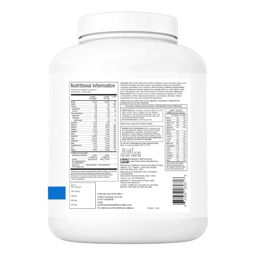 Image of MuscleTech Platinum Whey Isolate, 1.72 Kg (3.8lbs) Milk Chocolate, Protein Powder for Muscle Gain, 25g Protein + 5.7g BCAA, ultimate muscle building formula, increase strength & performance.