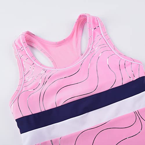 Image of JerrisApparel Little Girls' Summer Two Piece Boyshort Tankini Kids Swimsuit
