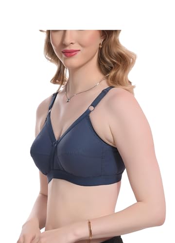 Image of Elina Women's 100% Cotton Regular Full Coverage T-Shirt Bra (Enora)