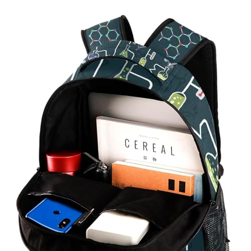Sac à dos d'école multicolore de 29.4x20x40cm pour adolescents et étudiants - 4