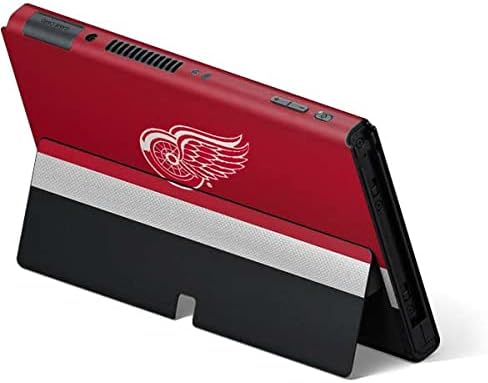 Skinit Decal Gaming Skin Compatible with Nintendo Switch OLED (2021) - Officially Licensed NHL Detroit Red Wings Jersey Design