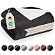 Fleecedecke Blumtal Premium Sherpa Kuscheldecke flauschig